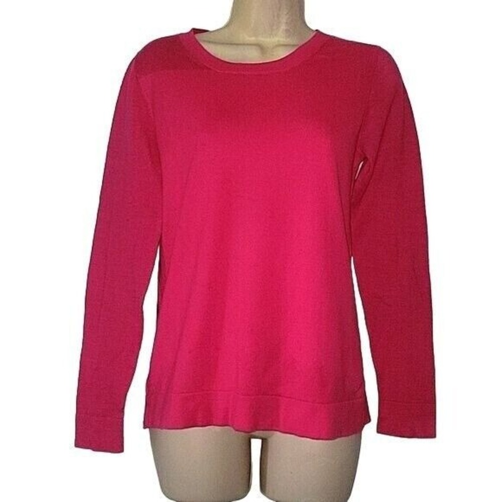 J CREW Long Sleeve Crew Neck Pullover Top Basic Everyday Essential Colorful sexy